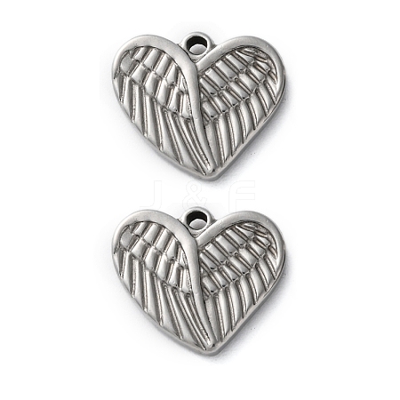 304 Stainless Steel Pendants STAS-L282-007P-02-1