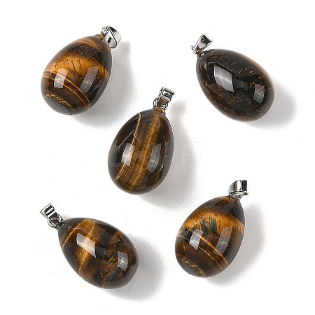Natural Tiger Eye Pendants GG-K002-08A-03-1