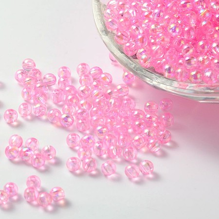 Eco-Friendly Transparent Acrylic Beads LS-X-PL733-5-1