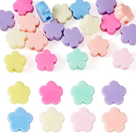 Acrylic European Beads MACR-TAC0001-28C-1
