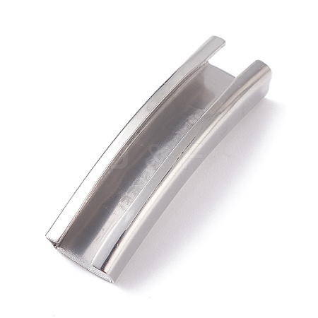 201 Stainless Steel Slide Charms STAS-P005-14P-01-1