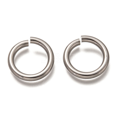 Non-Tarnish 304 Stainless Steel Open Jump Rings STAS-H136-06B-P-1