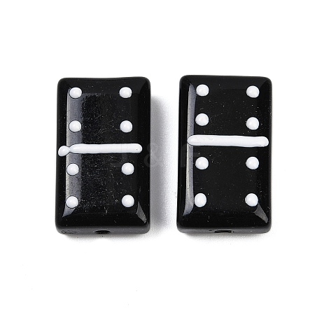 Baking Paint Glass Enamel Beads LAMP-R004-02C-1