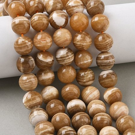 Natural Calcite Beads Strands GG-CBA23C7-A01-12mm-1