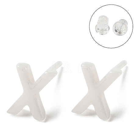 Hypoallergenic Bioceramics Zirconia Ceramic Stud Earrings EJEW-F340-04X-1