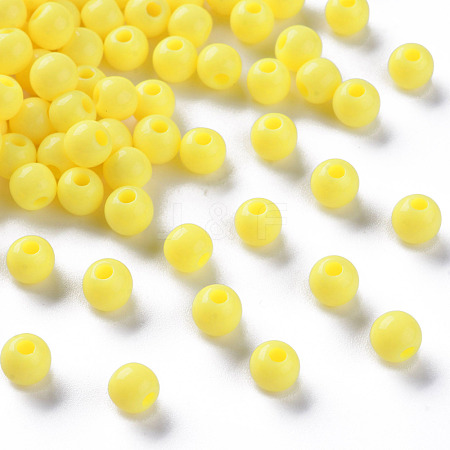 Opaque Acrylic Beads MACR-S370-C6mm-A10-1