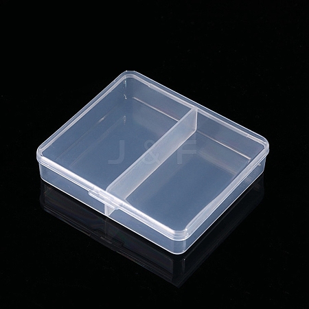 Transparent Plastic Bead Containers CON-YW0001-62A-1