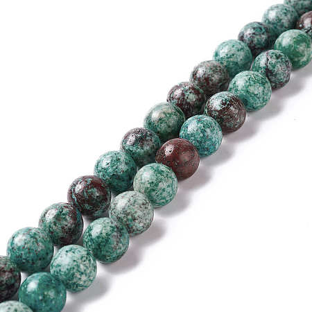 Natural Chrysocolla Beads Strands G-I318-09D-1