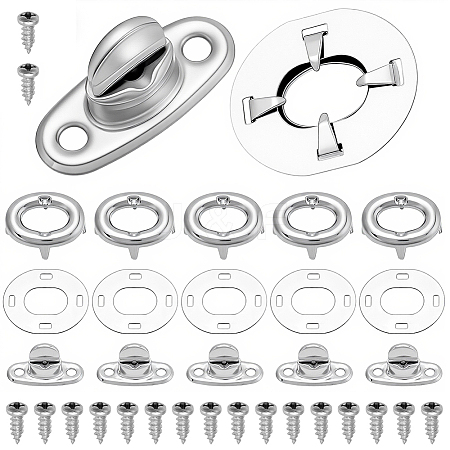 12 Sets Iron Purse Twist Locks DIY-CP0013-76-1