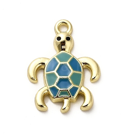 Alloy Enamel Pendants FIND-A051-05A-G-1