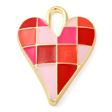 Alloy Enamel Pendants PALLOY-S034-02KCG-D-1