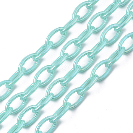 Acrylic Opaque Cable Chains X-PACR-N009-001D-1