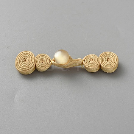 Handmade Chinese Frog Knot Buttons Sets AJEW-WH20070-018A-1