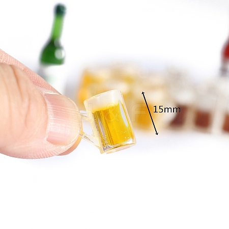 Mini Resin Beer Glass Model PW-WG07C9B-01-1