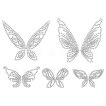 Glass Hotfix Rhinestone DIY-WH0303-249-1