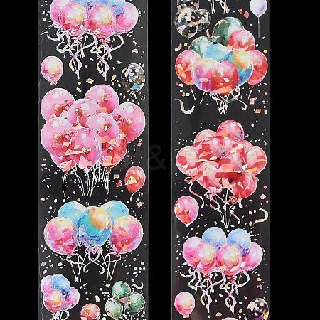 Flower PET Waterproof Stickers STIC-P015-A03-1