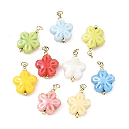 Handmade Porcelain Pendants PALLOY-JF06062-1