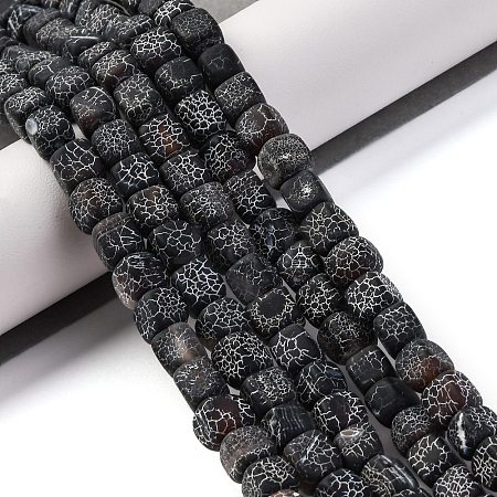 Natural Weathered Agate Beads Strands G-G177-E18-04-1