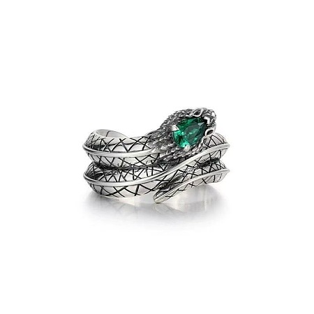 Brass Pave Cubic Zirconia Cuff Open Rings WG57096-01-1