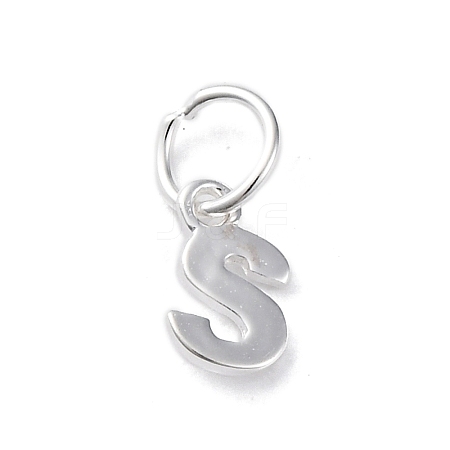 925 Sterling Silver Letter Charms LS-STER-C012-01S-S-1