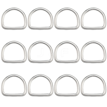 304 Stainless Steel D Rings STAS-CP0001-05C-1