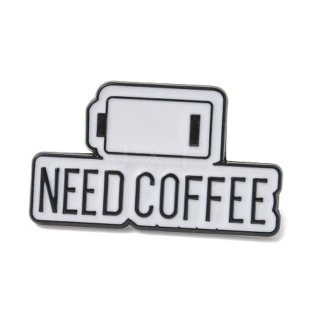 Cooffee Enamel Pins JEWB-D279-09B-08-1