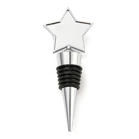 Alloy Red Wine Stopper AJEW-Z016-02C-P-1