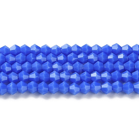 Opaque Solid Color Imitation Jade Glass Beads Strands LS-EGLA-A039-P4mm-D11-1