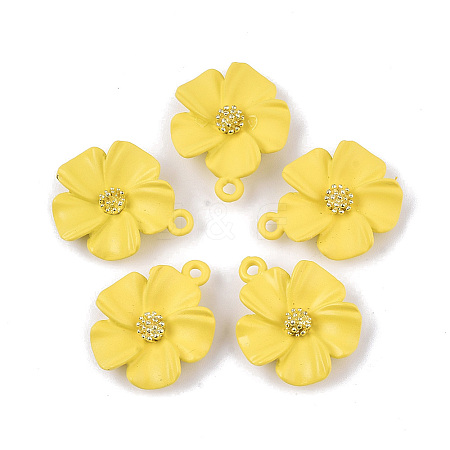 Spray Painted Alloy Pendants LS-PALLOY-N0147-03D-1