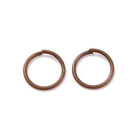 Brass Saw Cut Open Jump Rings KK-G514-01L-R-1