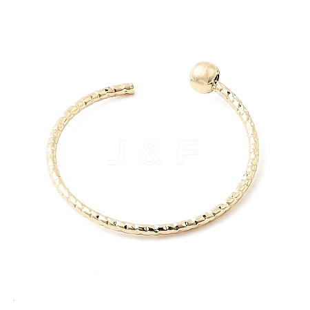 Brass Cuff Ring Settings KK-P337-01G-1