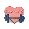 Love To Lift Enamel Pin JEWB-O008-F03-1
