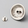 Zinc Alloy Buttons BUTT-WH0028-36B-03-2