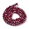 Baking Electroplate Glass Beads Strands LS-DGLA-A039-J6MM-B19-2
