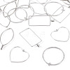 24Pcs 4 Styles Tibetan Style Alloy Connector Charms TIBEP-TA0001-45-2