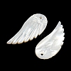 Natural White Shell Pendants BSHE-G034-32-2
