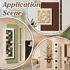 30Pcs 3 Styles Unfinished Fan Shaped Wooden Frames WOOD-GO0001-29-5
