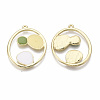Alloy Enamel Pendants ENAM-S122-024-NR-2