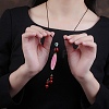 8Pcs 4 Colors Normal Lampwork Beads FOIL-AR0001-01-6