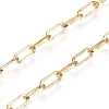 Soldered Brass Paperclip Chains CHC-D025-04G-2