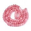 Baking Paint Crackle Glass Beads Strands DGLA-N020-01A-02-2
