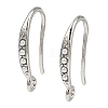 Brass Earring Hooks KK-B137-15P-01-1