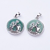 Natural & Synthetic Mixed Stone Pendants G-K234-A-2