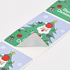 200Pcs Christmas Theme Paper Self-Adhesive Stickers DIY-M070-02R-3