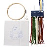 DIY Mushroom Pattern Embroidery Starter Kits LS-DIY-L068-01E-2