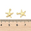 SHEGRACE Brass Starfish Charms XGR0169G-99G-3