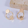 Simple Fashion Brass Stud Earrings HU4522-3