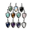 Natural & Synthetic Mixed Gemstone Pendants G-F777-01AS-1