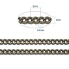 Brass Twisted Chains CHC-S096-AB-NF-1-6