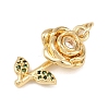 Brass Micro Pave Cubic Zirconia Pendants KK-H525-05D-G-2